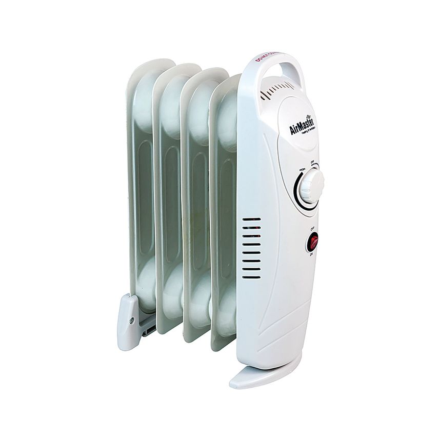 500W Six Fin Baby Oil-filled Radiator White CRHOF320/H