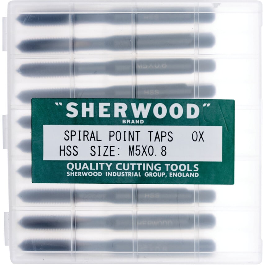 5.00X0.80MM HSS Metric Coarse Ground Thread Spiral Point/Gun Nose Taps