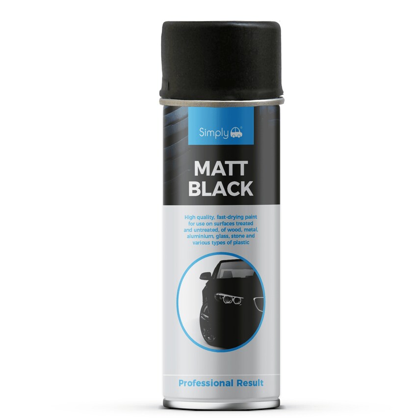 500ml Black Matt Paint Spray - SP-021