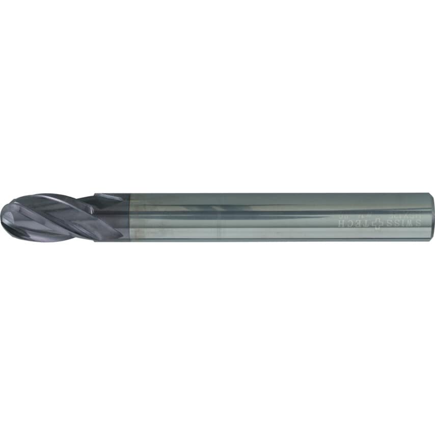 5.0MM St/Sh 4FL Ball Nose End Mill Q-Coat