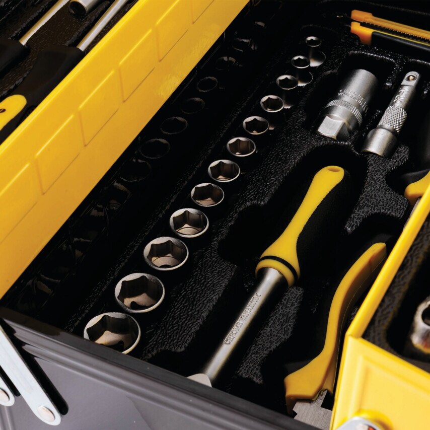 50 Piece Tool Kit in Cantilever Toolbox