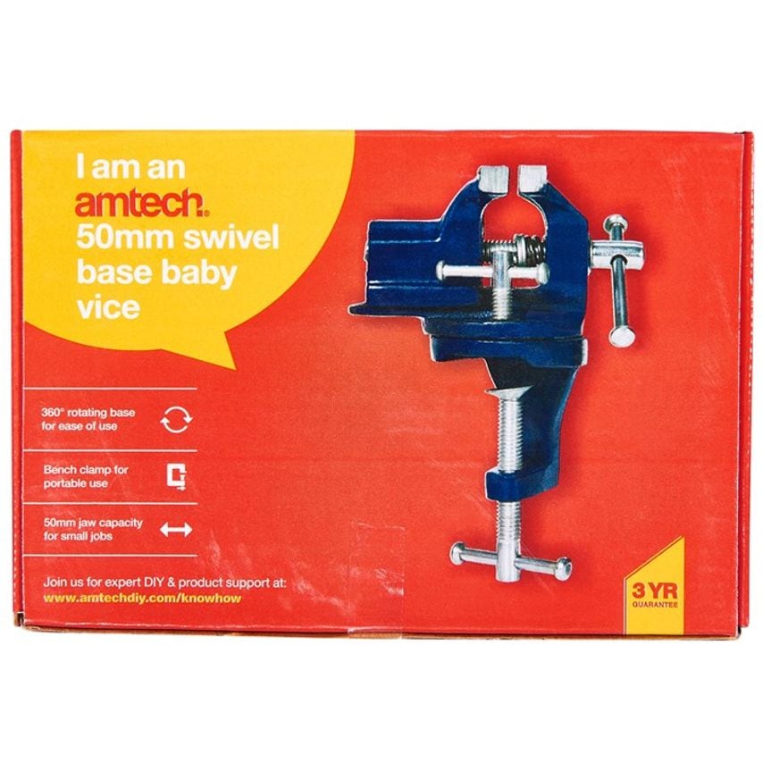 50mm (2") Swivel Base Baby Vice