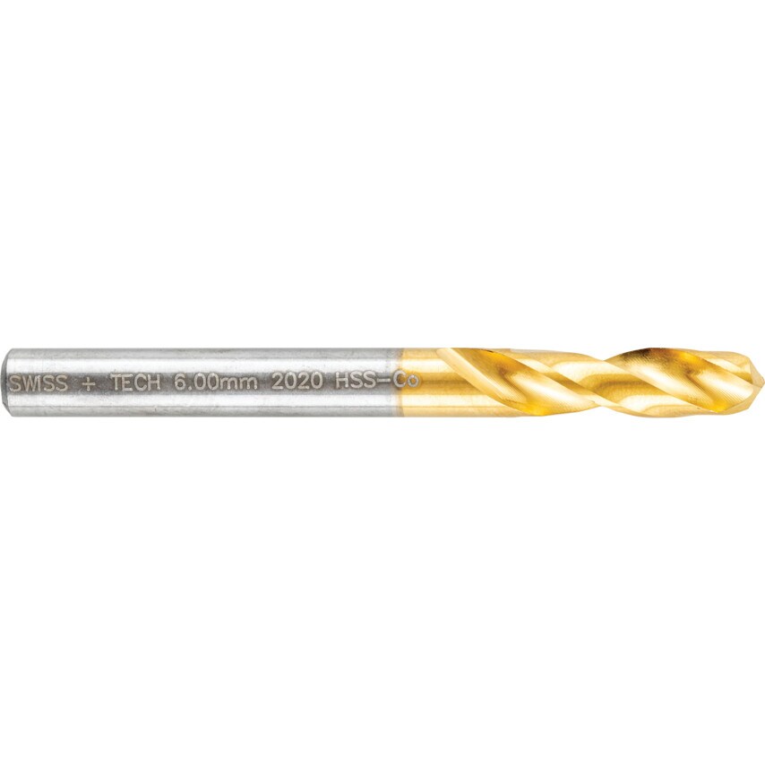 5.10MM H/Duty Cobalt Stub + TiN Drill