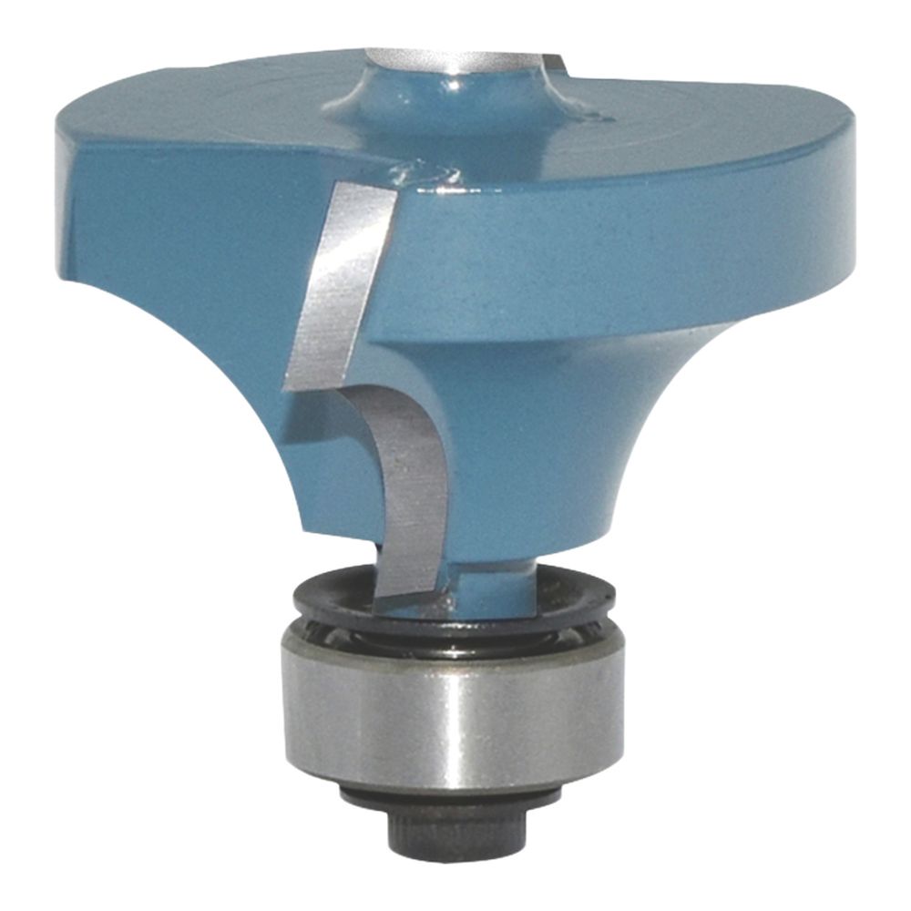 Erbauer  6.35mm Shank Double-Flute Round Nose Shaped Router Cutter 31.8mm x 16.7mm