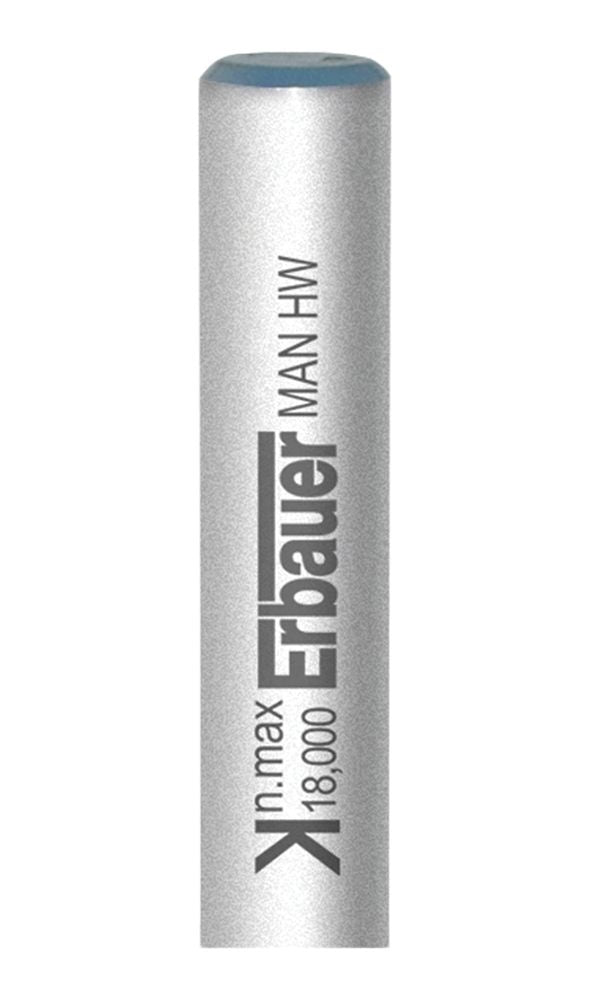 Erbauer  6.35mm Shank Double-Flute Round Nose Shaped Router Cutter 31.8mm x 16.7mm