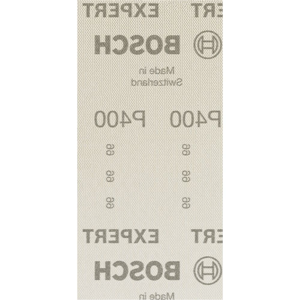 Bosch Expert M480 400 Grit Mesh Multi-Material Sanding Nets 186mm x 93mm 50 Pack