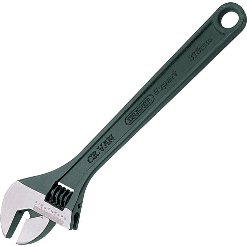 52683 375mm Adjustable Wrench Black