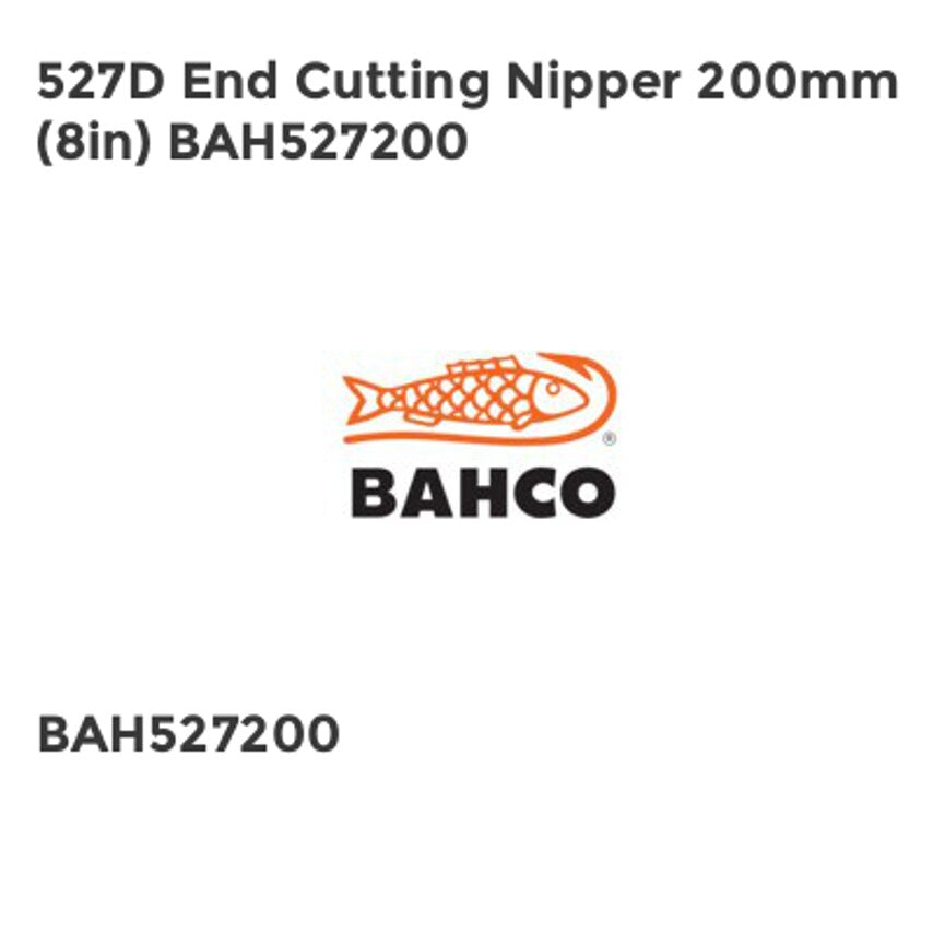 527D End Cutting Nipper 200mm (8in) BAH527200