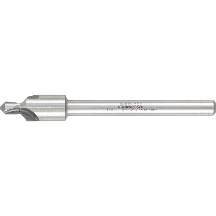 5/32"X5/16" 100DEG HSS-Cobalt 3FL Piloted Countersink