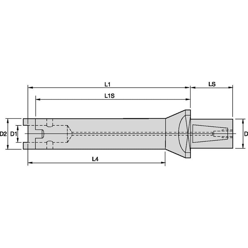 5.34050-040300 HTS Basic Shank DIAMETER=50/40