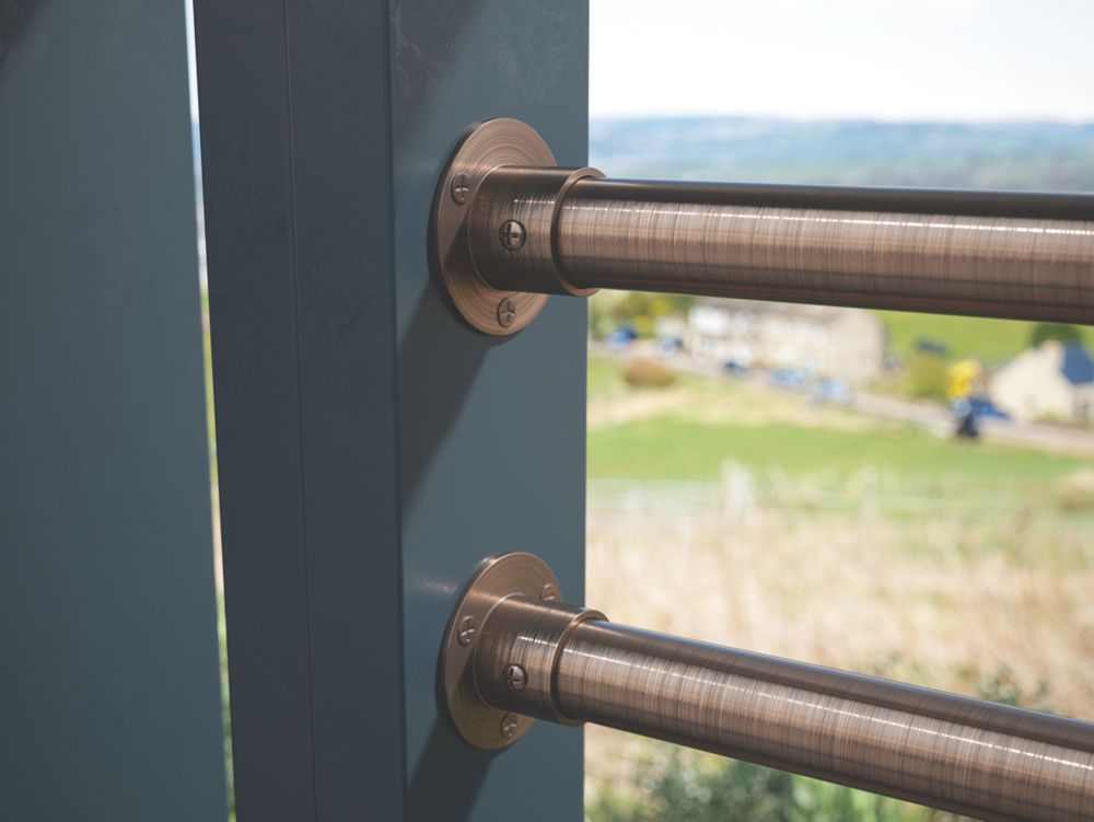 Rothley End Socket Antique Copper 25mm