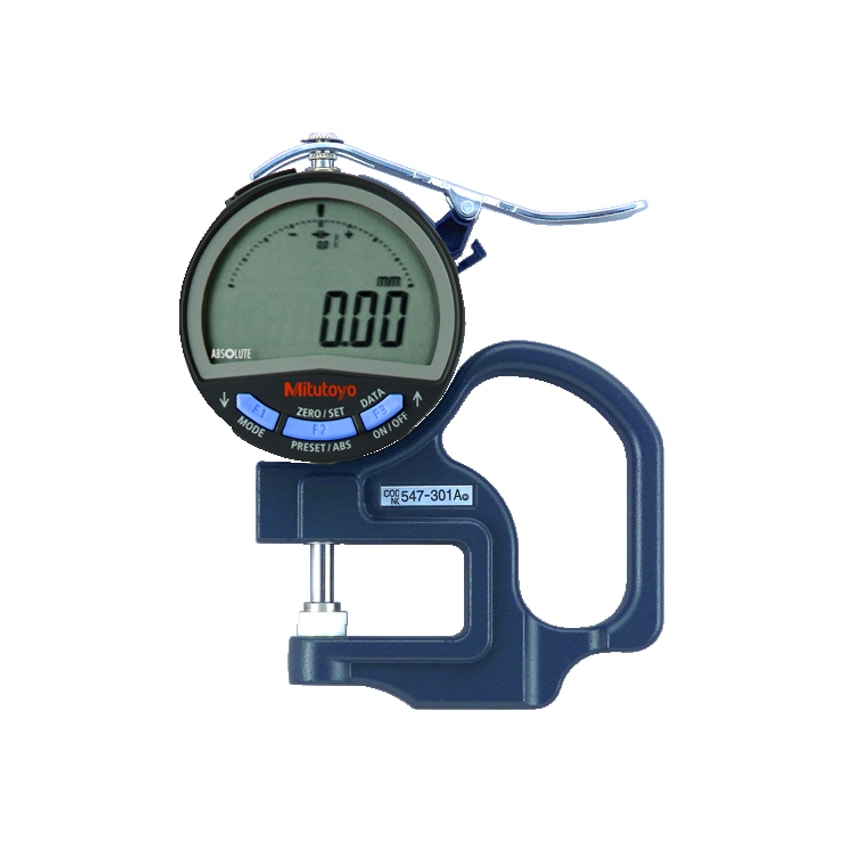 547-301A (0.01mm) Absolute Digimatic Thickness Gauge 0-10mm