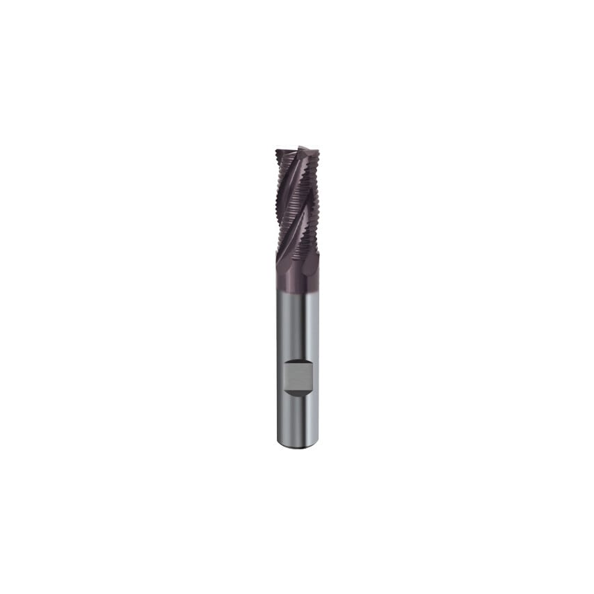 5504 8.00MM Carbide Roughing End Mill GS100 U - Fire Coating