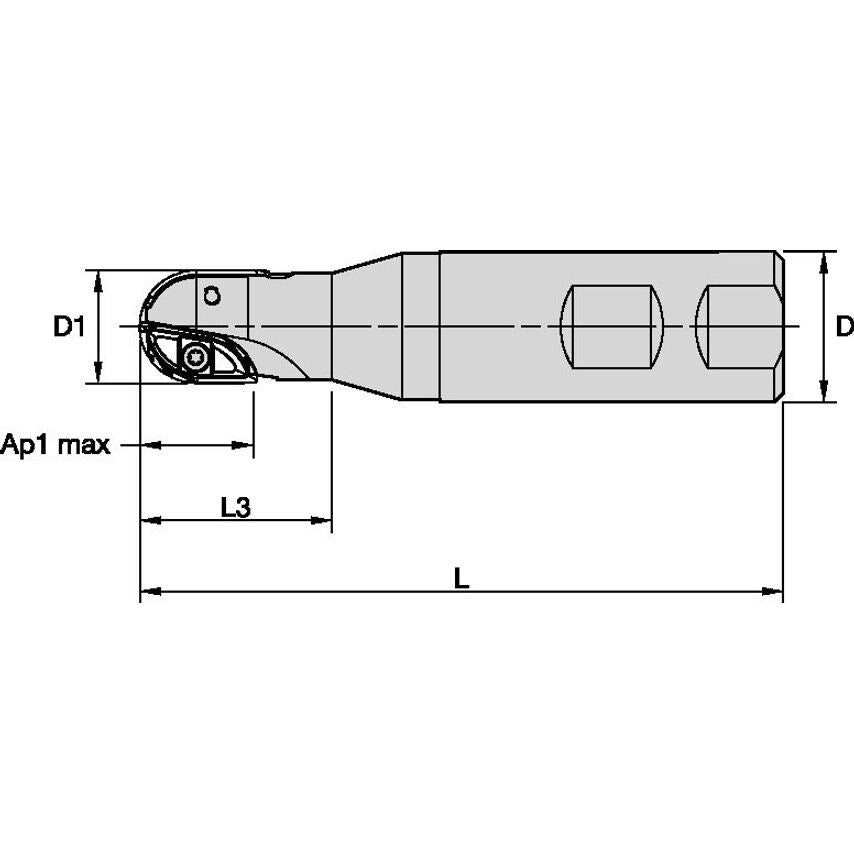 5505VX25WA025R69 Milling Toolholder