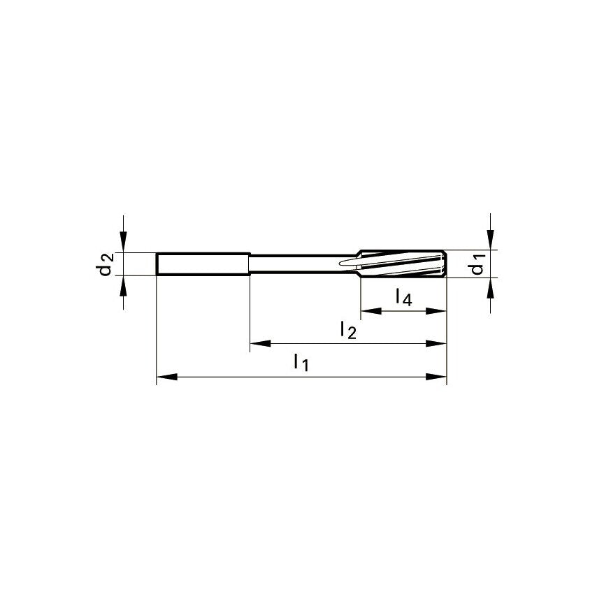 5527 2.97MM SL - NC Machine Chucking Reamer