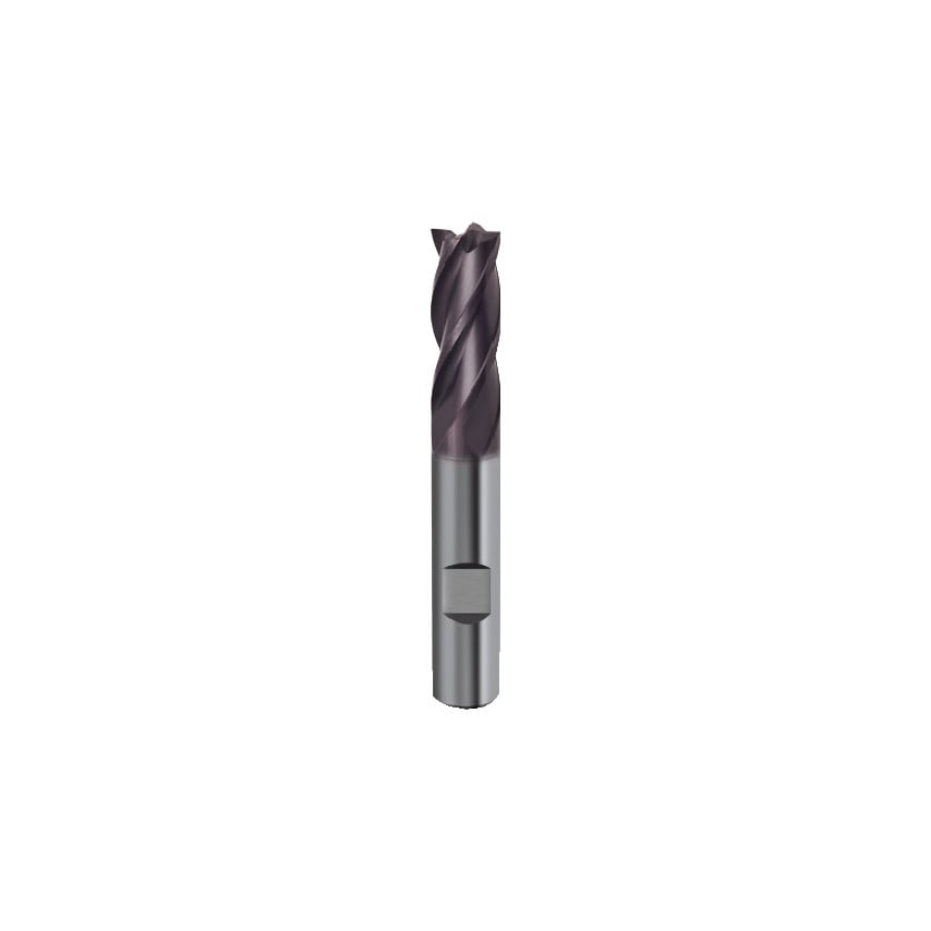5532 16.00MM Carbide 4 Flute Weldon Shank End Mill - Fire Coated