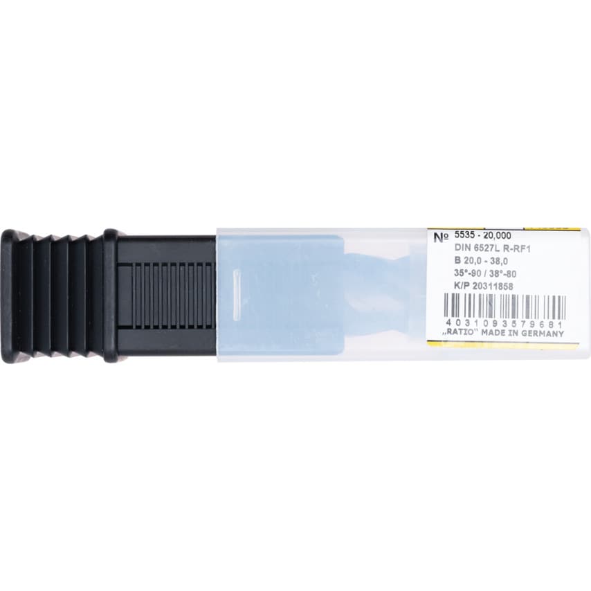 5535 20.00MM Carbide 4 Flute Weldon Shank Ratio End Mills - FIREX Coated