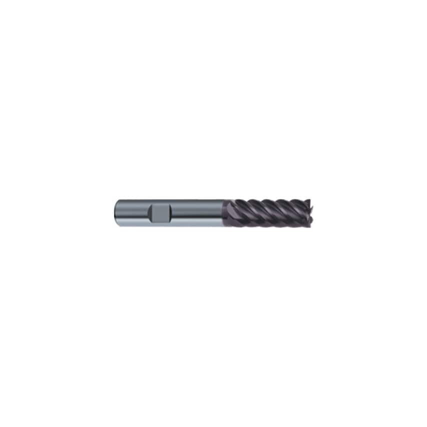 5545 20.00MM Carbide Multi Fluted Flatted Shank Standard Length End Mills - FIREX Coated
