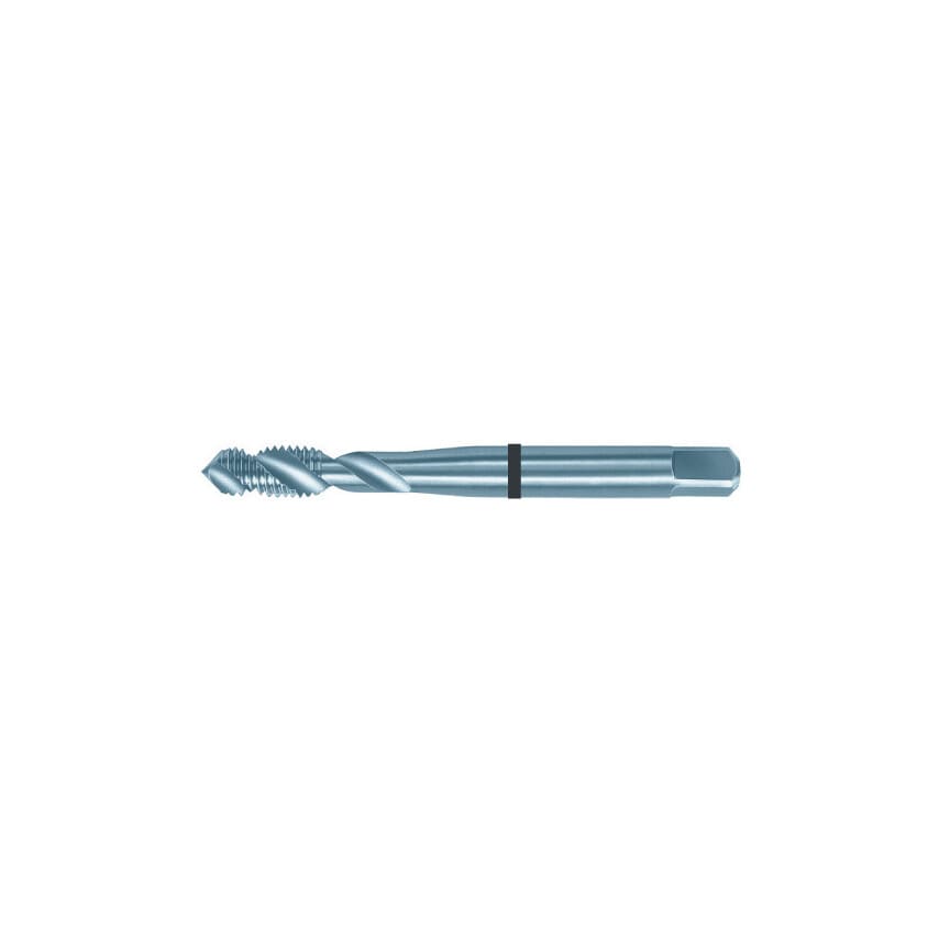 5551 6.00MM HSS-E Metric Coarse Black Ring Spiral Flute Machine Tap - Bright Finish