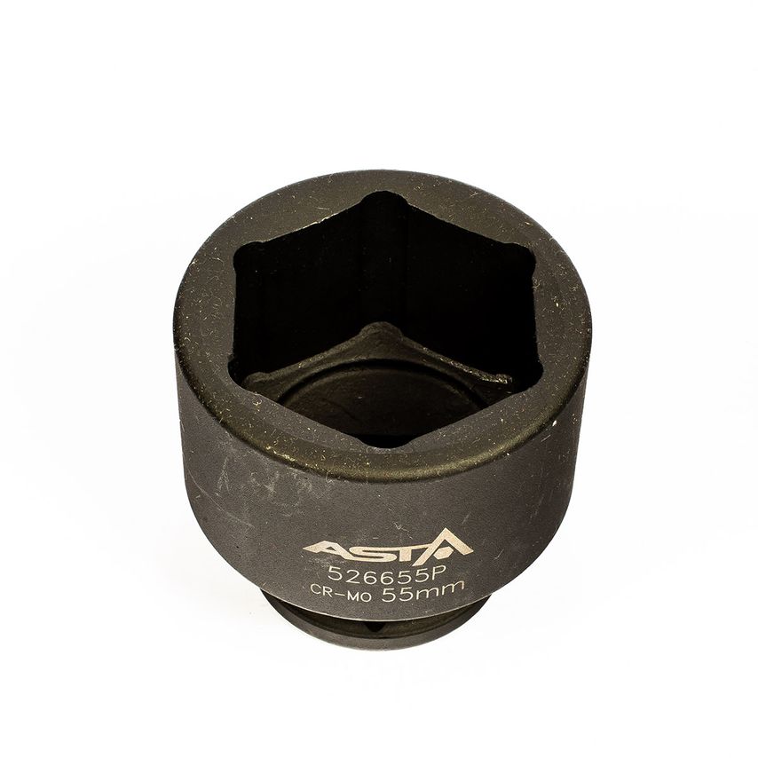55mm 3/4" Drive Short Impact Socket 6 Point (6PT) Heavy Duty 74mm Length