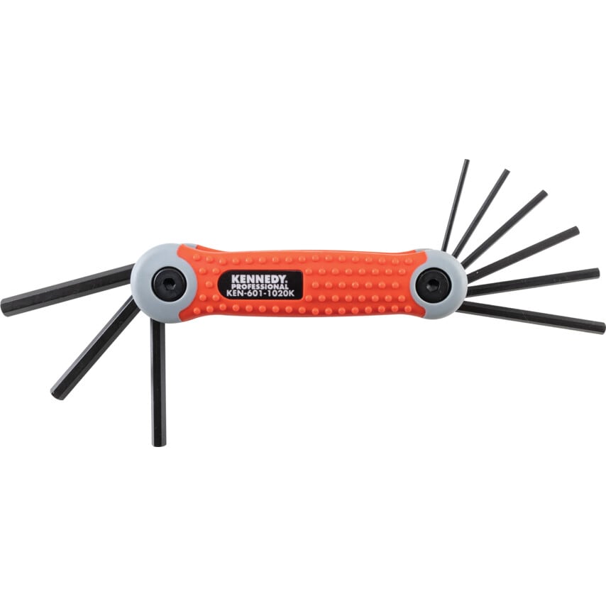 5/64"-1/4" Pro-torq Hex Wrench Set on Clip (9 Piece)