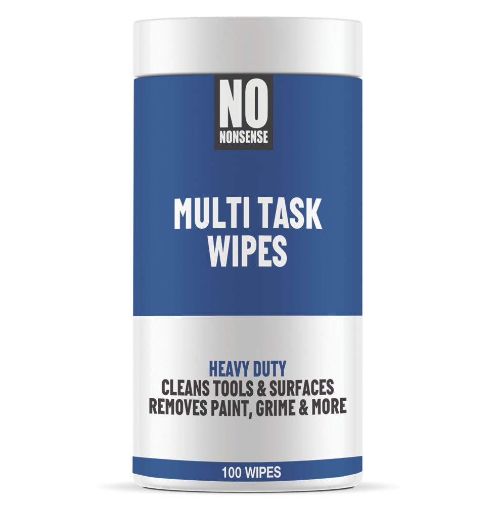 No Nonsense Multi-Surface Wipes White 100 Pack