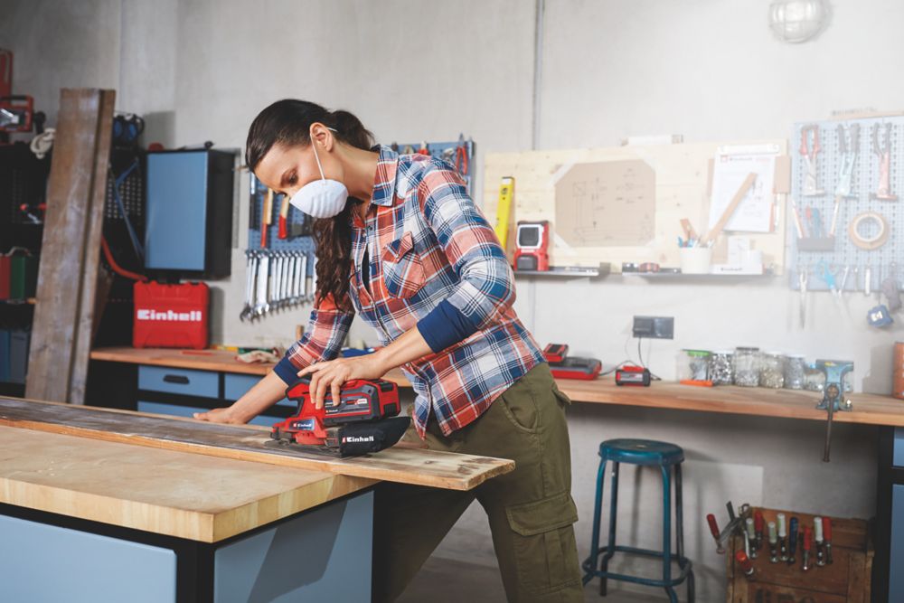 Einhell TC-OS 18/187 Li Solo 18V Li-Ion Power X-Change  Cordless 1/3 Sheet Sander - Bare