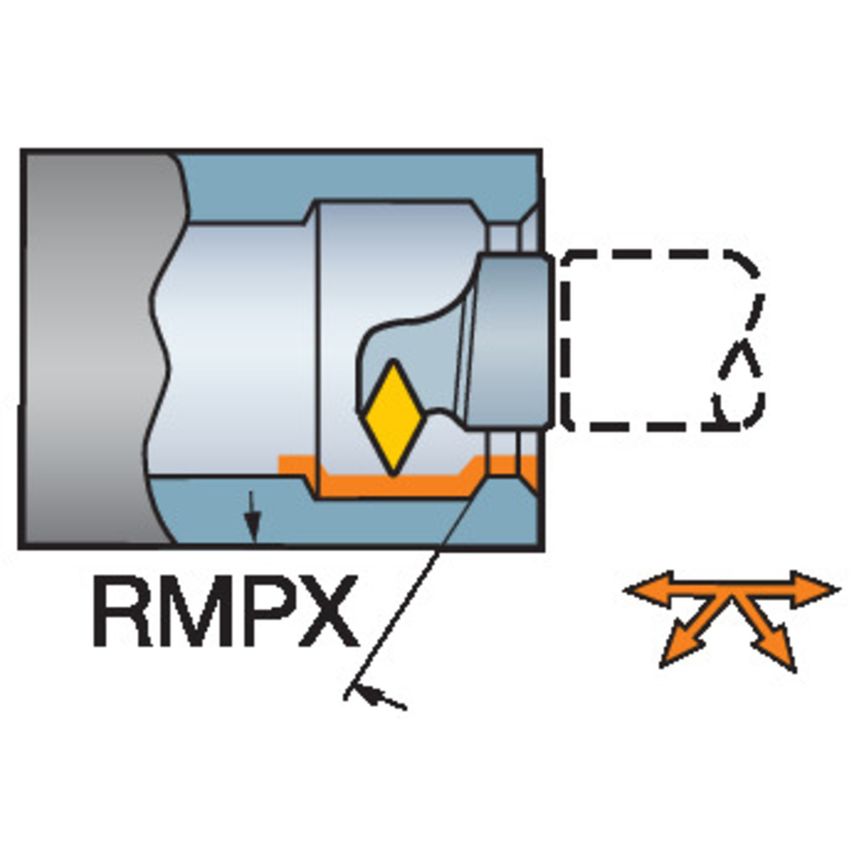 570-DDXNR-40-15-L T-Max P Head for Turning