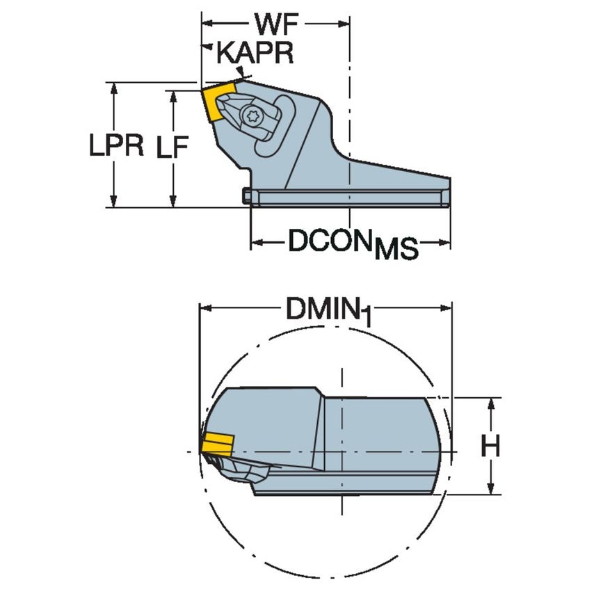 570-DSKNL-80-15 Head for Turning