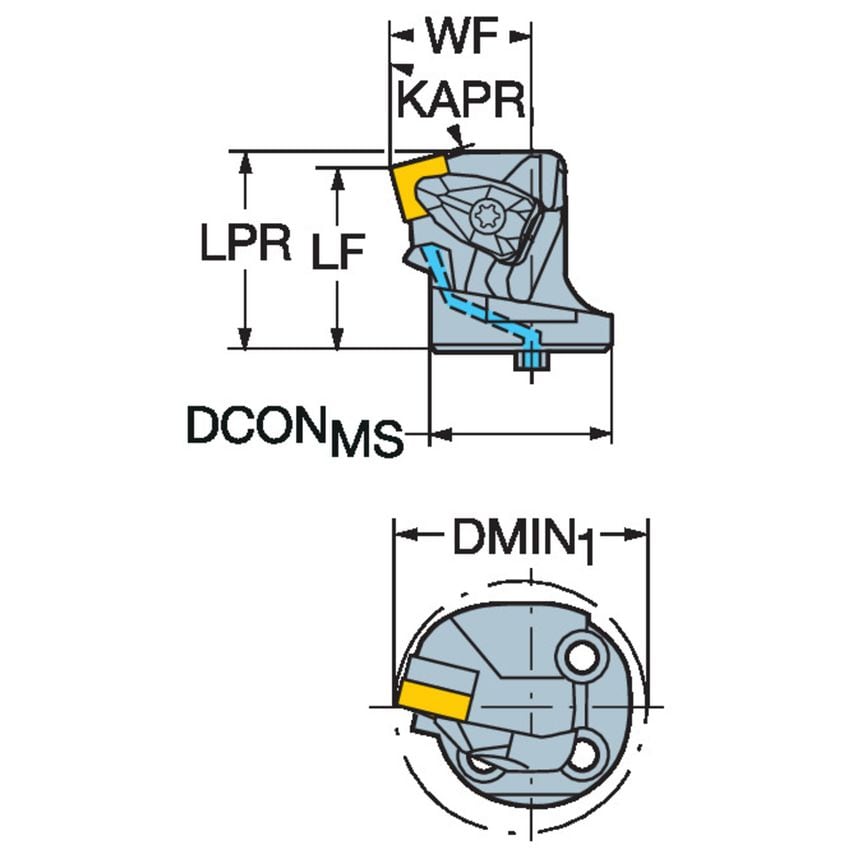 570-DSKNR-40-15 Head for Turning