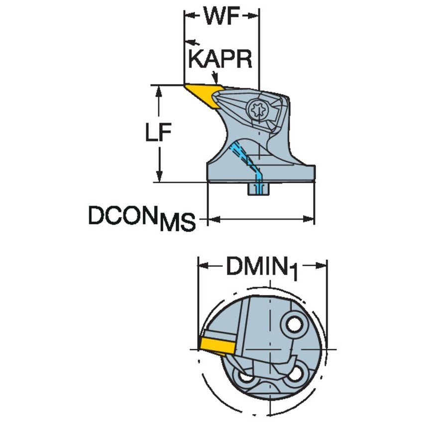 570-DVUNL-40-16 Head for Turning