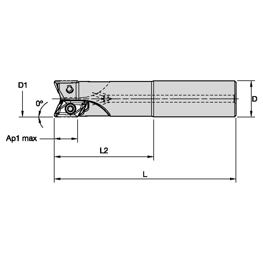 5720VZ16CA025Z2R75 Milling Toolholder