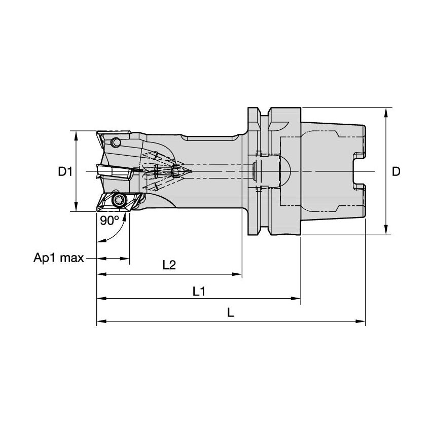 5720VZ16HA050Z4R75 Milling Toolholder
