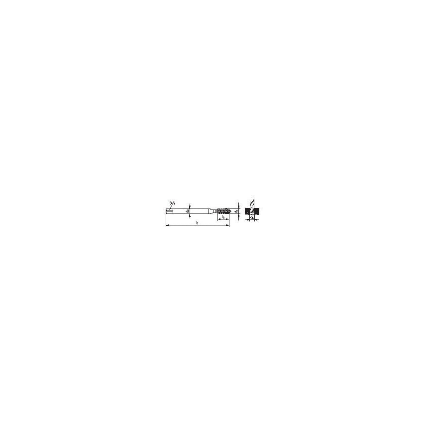 5736 M20x2.50 Hss-E GoldRing Spiral Point PowerTaps - TiN Coated