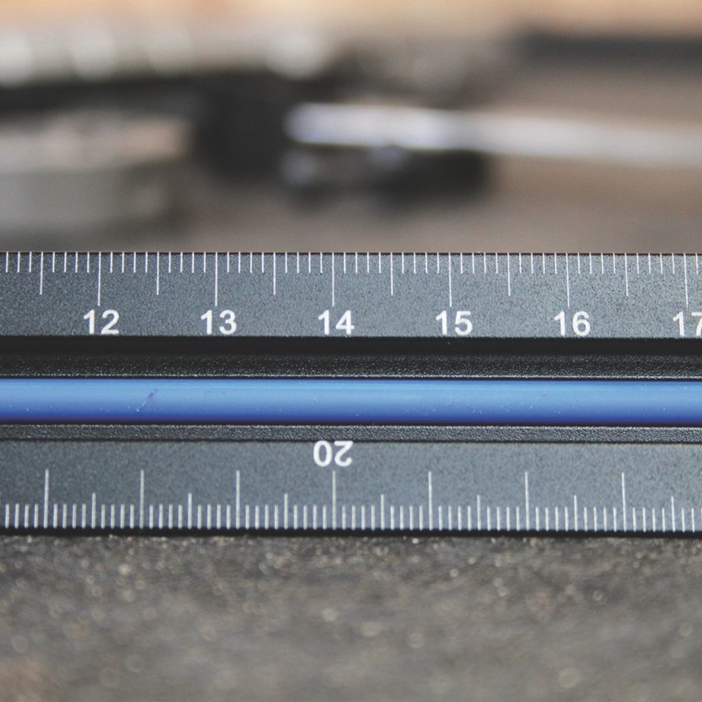 Faithfull Tri-Scale Architect Aluminium Ruler 11 3/4" (300mm)