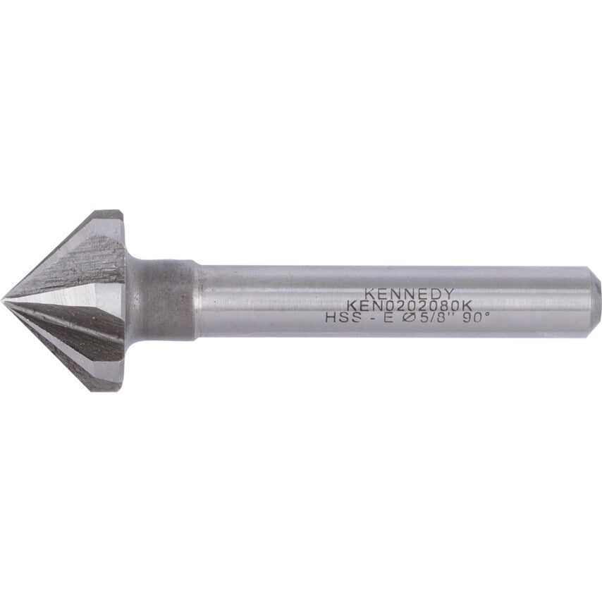 5/8" X 90DEG HSS-Co 5% Rose Multi-flute S/S Countersink