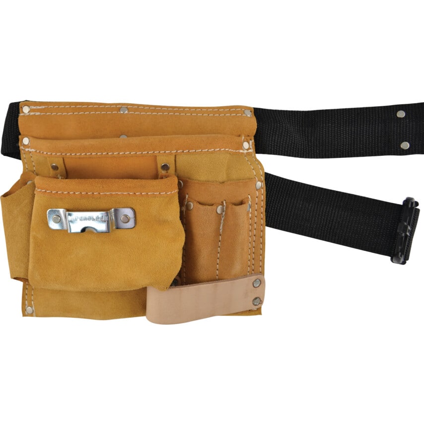 5-POCKET 2-Loop Tool & Nail Pouch