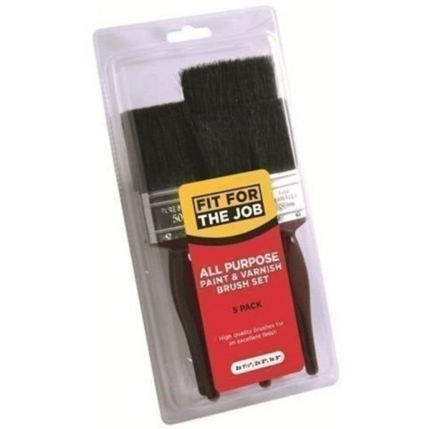5Pc FFJ All Purpose Brush Set