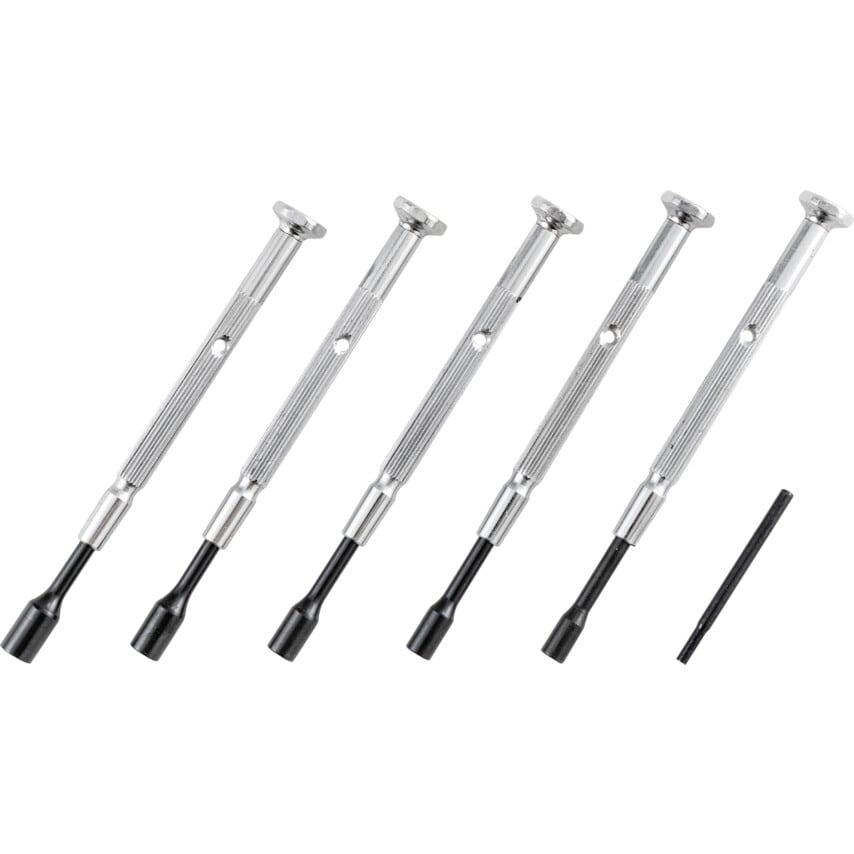 5-Piece 3.0-5.0mm Precision Nut Driver Set