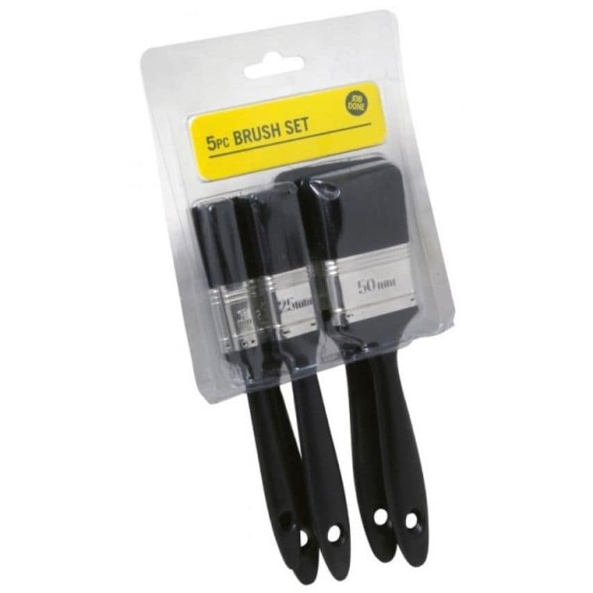 5Pk Job Done Brush Set (Clam Packed)