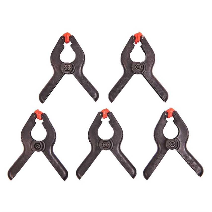 5 Piece 50mm (2") Plastic Clamp Set