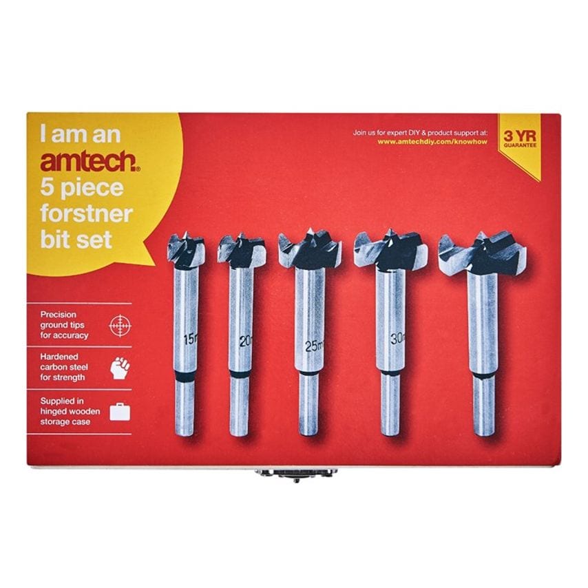 5 Piece Forstner Bit Set
