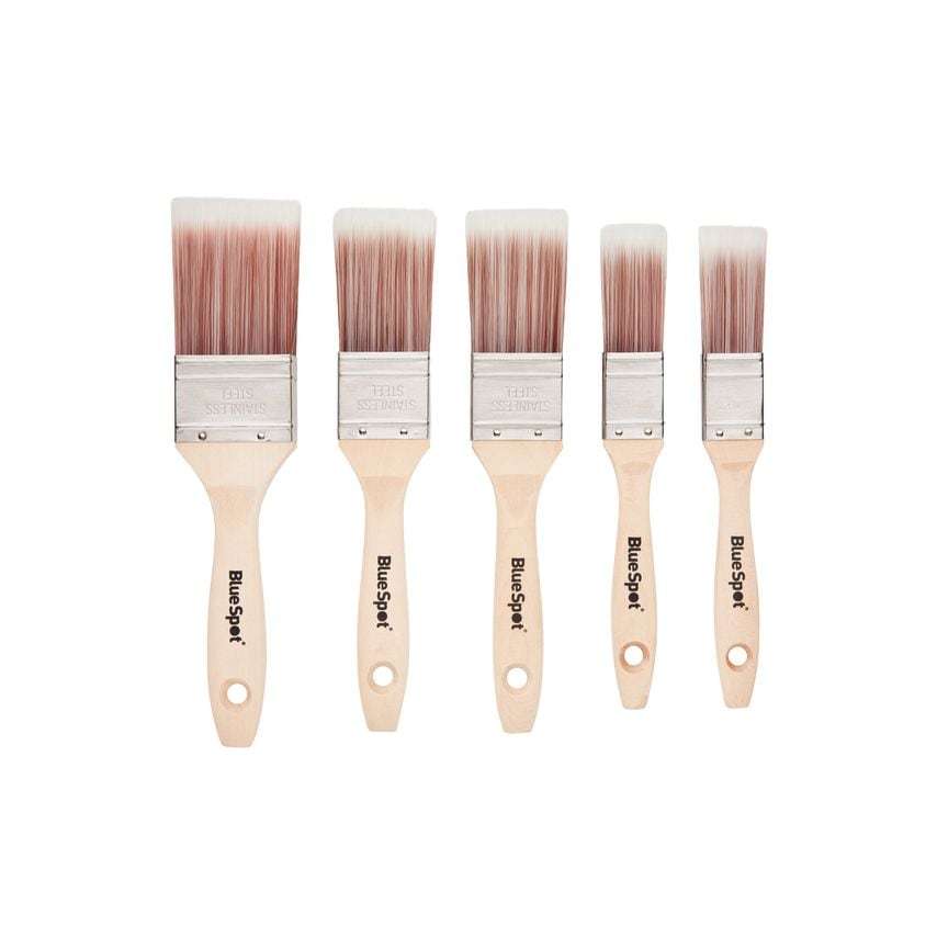 5 Piece Synthetic Paint Brush Set (2 Piece 1". 2 Piece 1 ". 1 Piece 2")