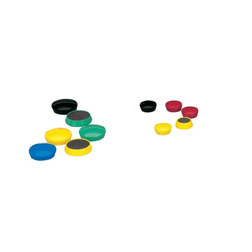 5 Star 25mm Assorted Magnets, Pack of 10