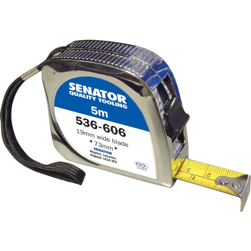 5m Locking Tape Rule - Chromed Case