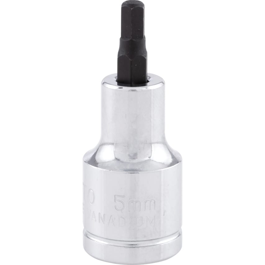 5mm x 55mm Hex Bit Socket 1/2" Square Drive