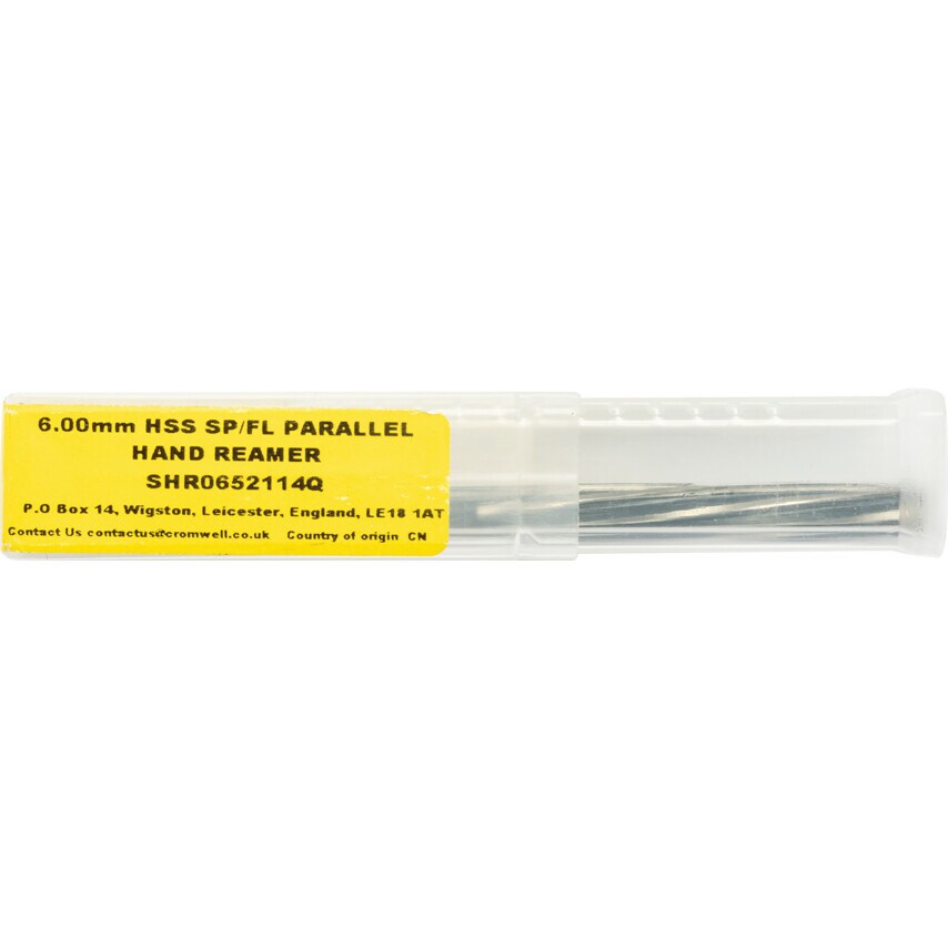 6.00MM HSS Sp/Fl Parallel Hand Reamer