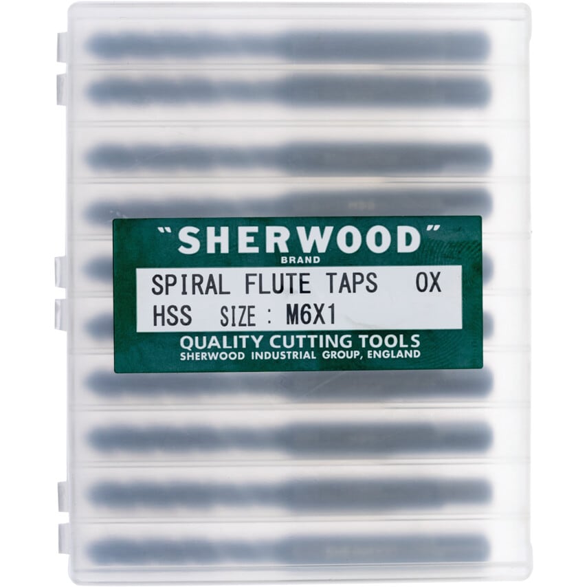 6.00X1.00MM HSS Metric Coarse Ground Thread Spiral Flute Taps