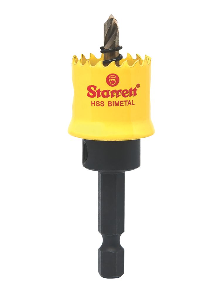 Starrett CSC20 Hex Shank Multi-Material Bi-Metal Cordless Smooth Cutting Hole Saw 20mm