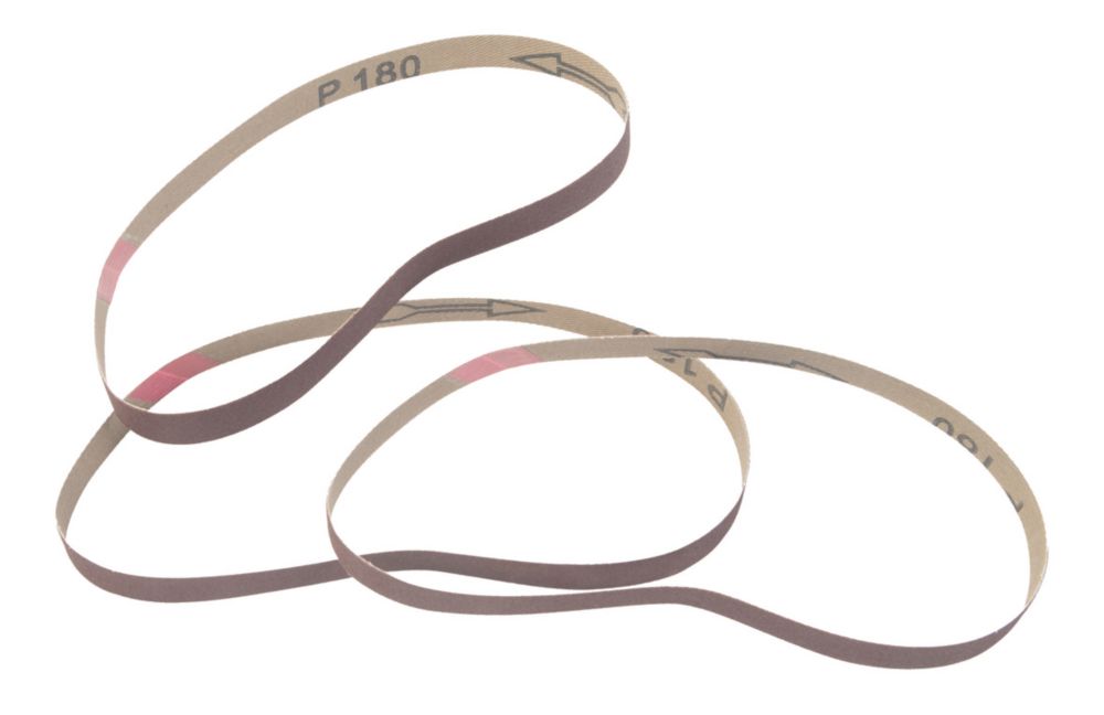 Titan  180 Grit Multi-Material Sanding Belts 457mm x 13mm 3 Pack